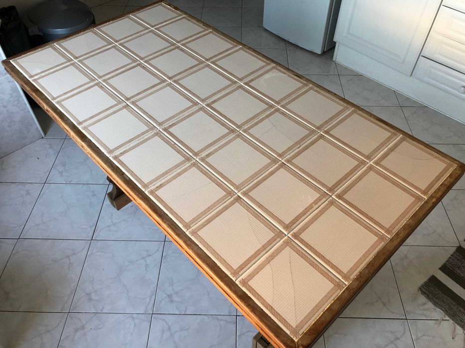 Mesa Cozinha Madeira/Cerâmico