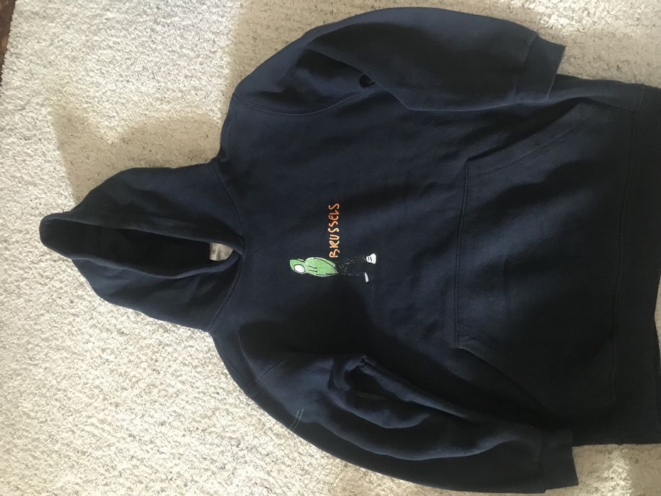 Camisola com capuz, preta