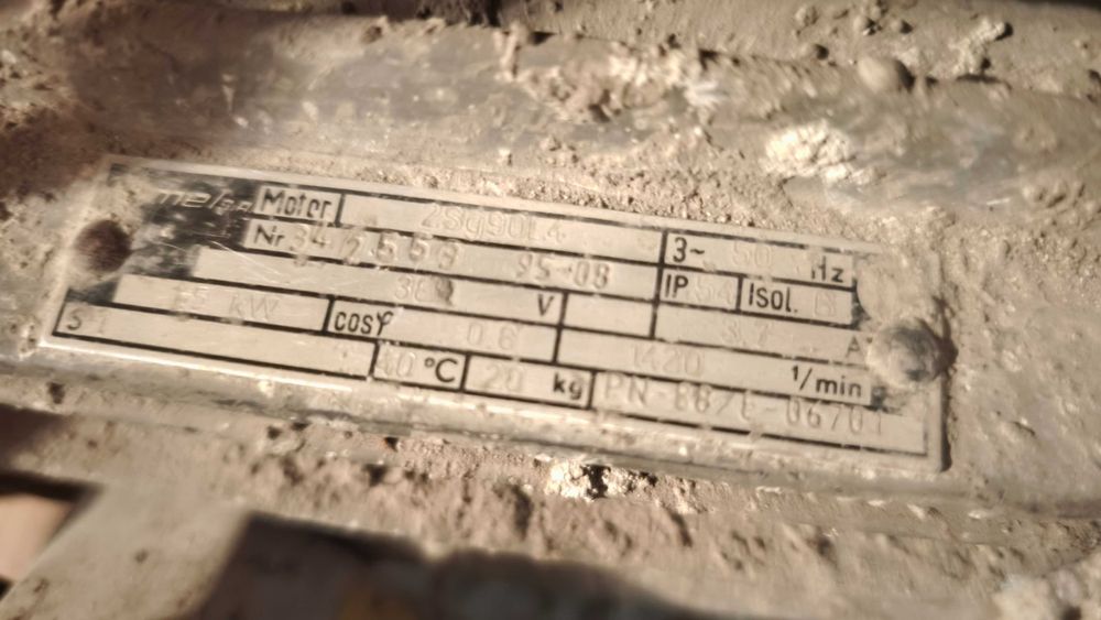 silnik elektryczny 1,5 kW siła