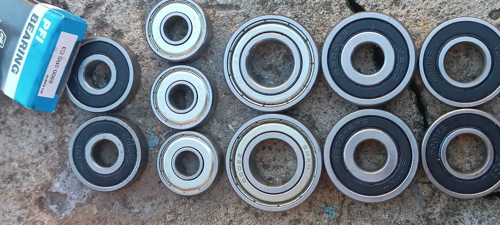 Подшипники 6203 різних розмірів