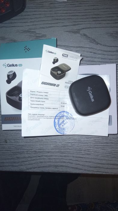 Навушники TWS  Gelius pro Gemini 2 HBT-025