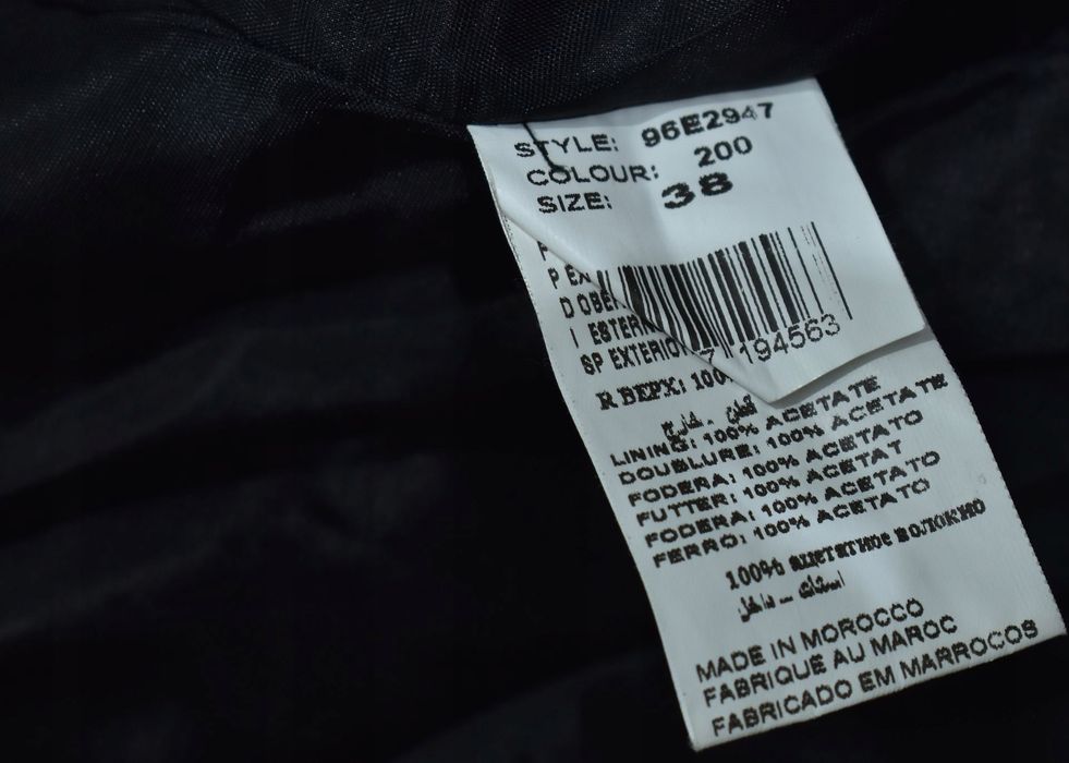 Desigual Designerski Długi Płaszcz Damski Trencz 38