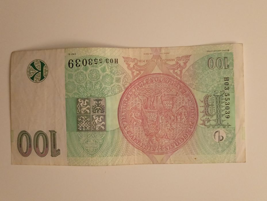 100 koron czeskich