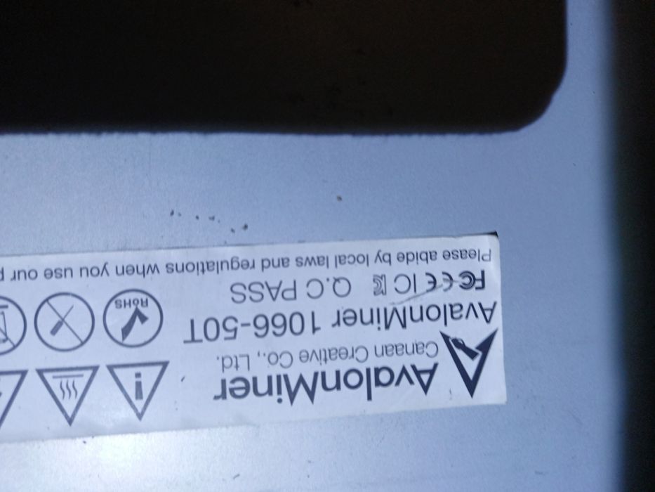 асік asik avalonMiner 1066-50t