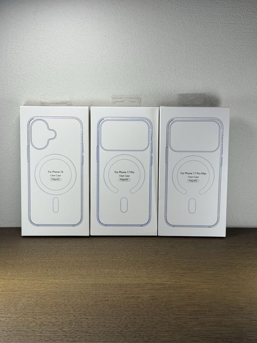 Чехол Clear Case MagSafe Айфон 17 17 Про 17 Про Макс