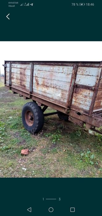 Продам одноосний прицеп без документів на повному ходу!