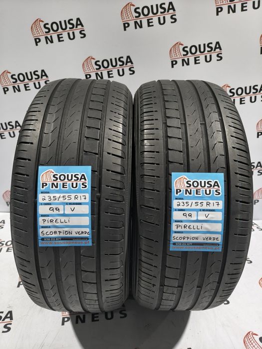 2 pneus semi novos 235-55R17 Pirelli - Oferta da entrega