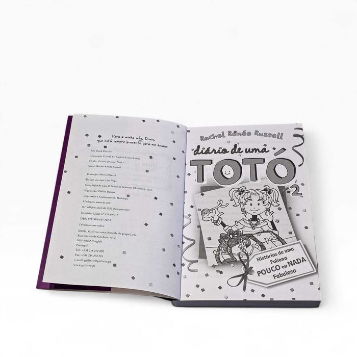 Livro “Diário de uma Totó 2” – Rachel Renée Russell (Como Novo)