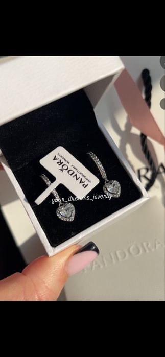 Сережки Pandora по супер ціні