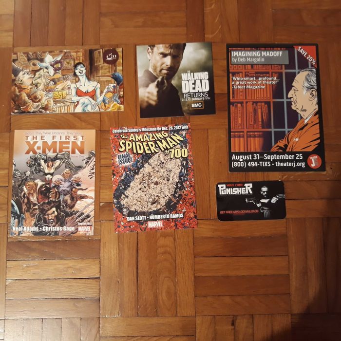 BD - Marcadores para livros e postais