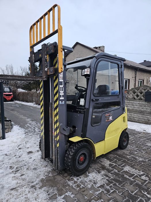 Wózek widłowy HELI 1.8t triplex 4.7m 4 sekcje Kabina LPG 3627h 2012r