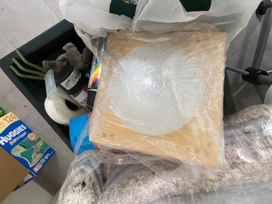 2 candeeiros de parede