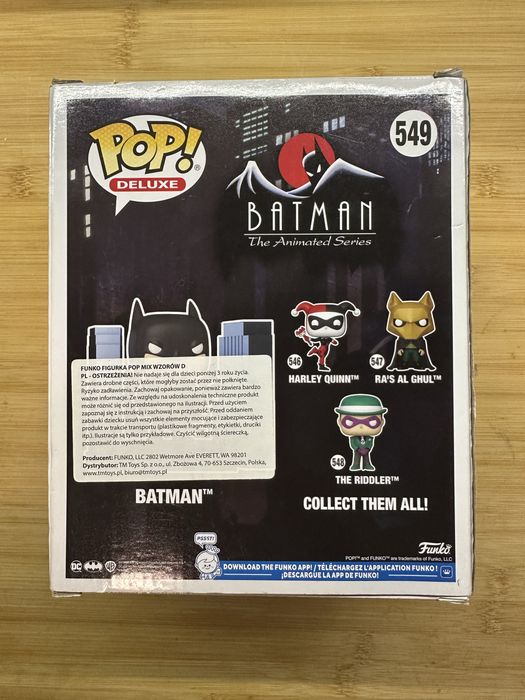 Figurka Batman Pop Funko #549 Nowa !