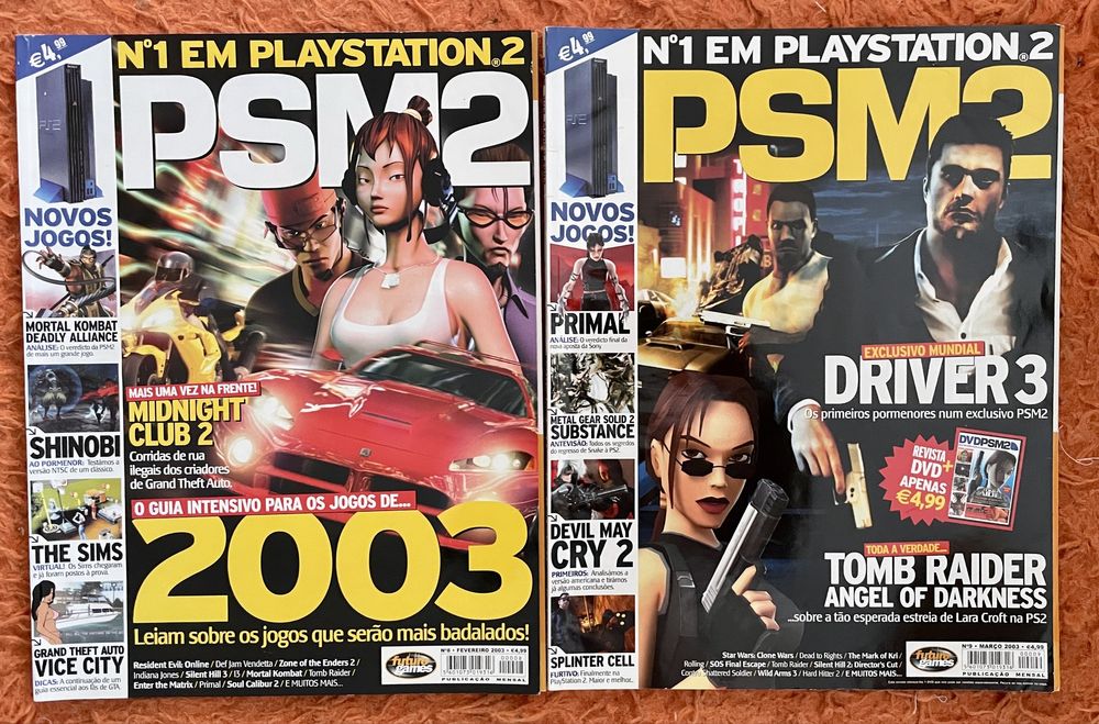 Revistas antigas Playstation 2