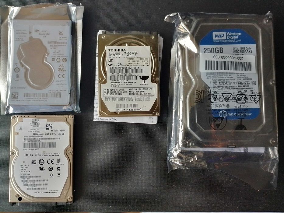 Вінчестери HDD SATA