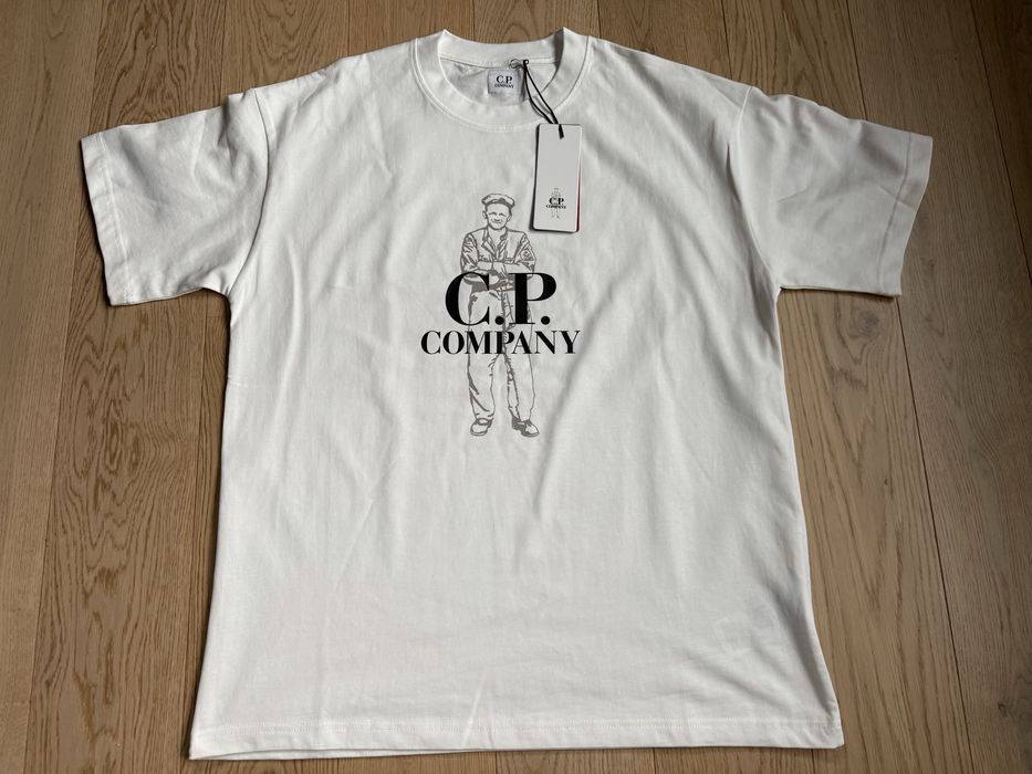 Футболка cp.company біла