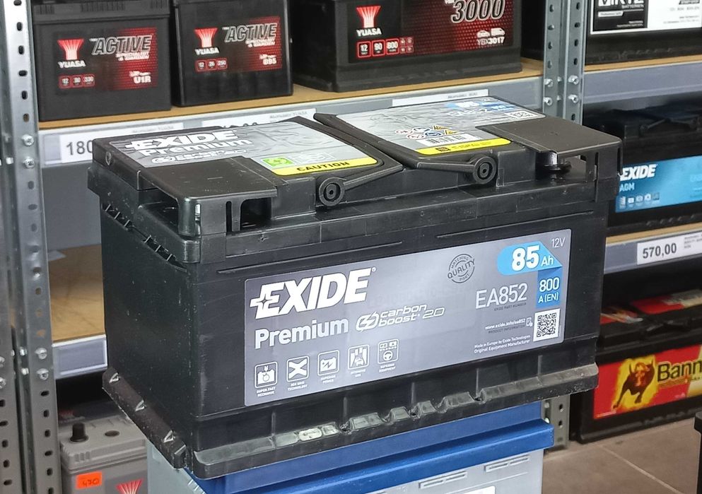 Akumulator Centra Exide CA852 EA852 12V 85AH 800A nowy