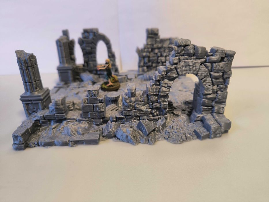Zrujnowana droga prosta s3 (Lost City) RPG D&D Diorama Makieta