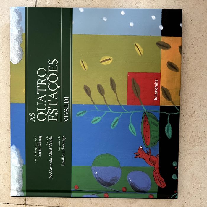 Livro As Quatro Estações de Vivaldi, com CD Música