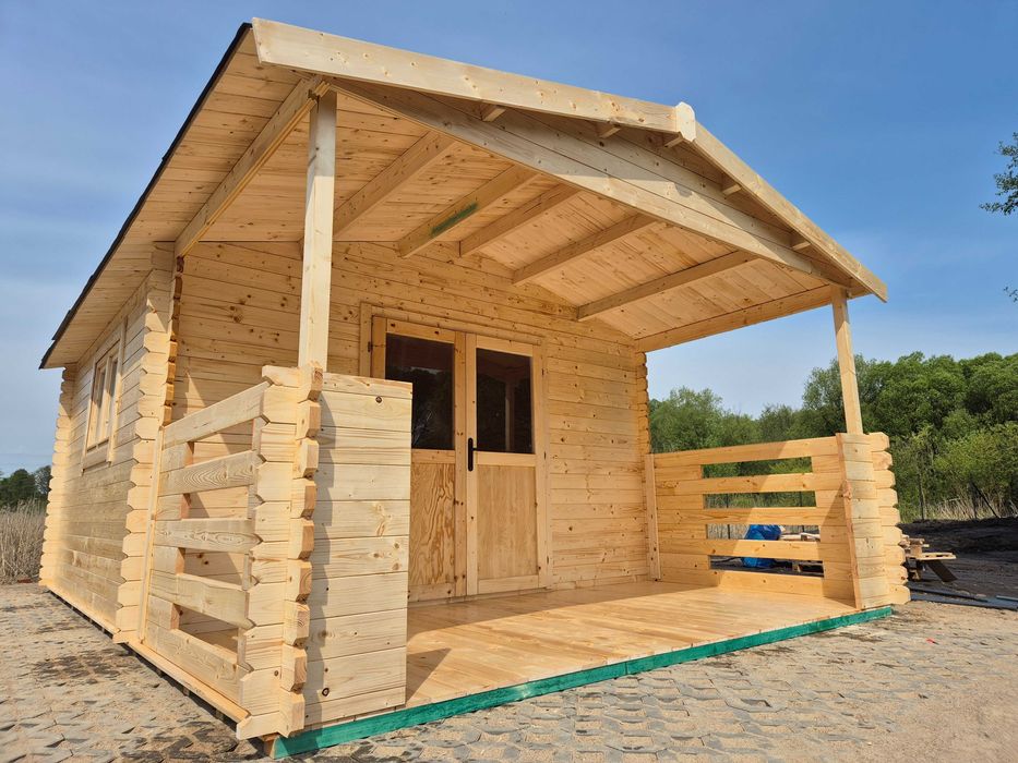 dostępny od ZARAZ domek letniskowy na ROD z TARASEM 6x4*24 m2*BALIK 34
