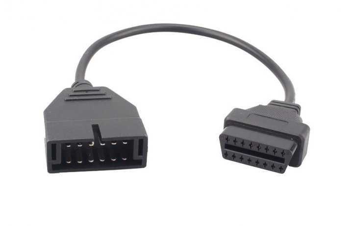 Переходник GM12 12pin (OBD1) на OBD2 16pin (ВАЗ, Daewoo) ELM327 v1.5