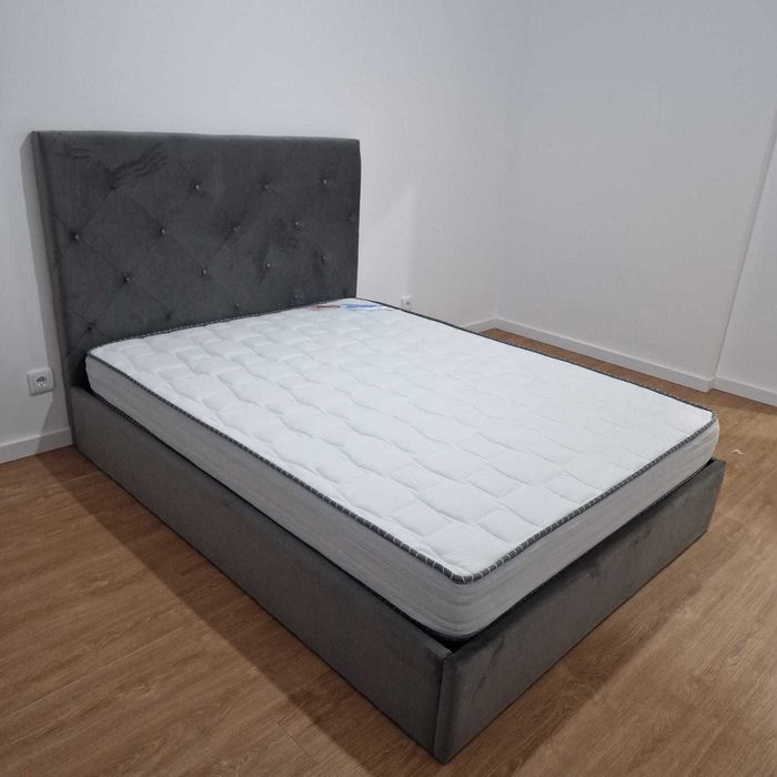 Camas de Casal Estofadas de Luxo 199€ Disp. em Várias Cores! 190x140m!