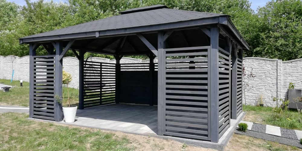 Altanka  5x4m Altana ogrodowa drewutnia domek