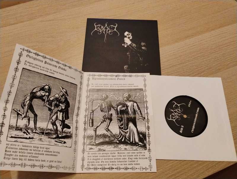 Grav - Ohelighetens Pulserande Ondska (7", EP, Ltd) Black Metal