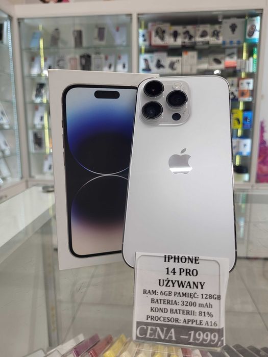 Iphone 14 Pro 128GB Bat 81% Telakces Felicity *Raty 0%