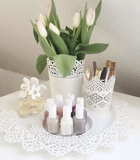 Osłonka doniczka biała ikea ażurowa