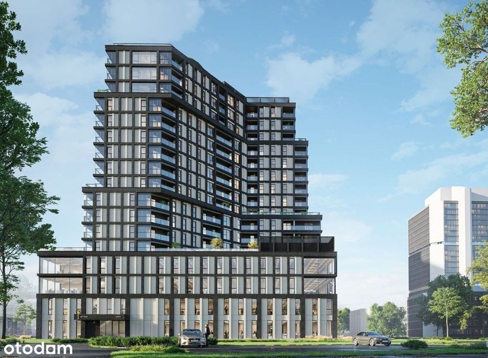 Apartament 40m 10 p. płd.-zach. garaż w Sky Trust pod klucz PREMIUM