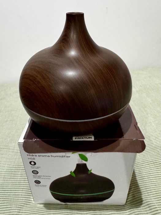 Humidificador e Difusor de Aromas PRIXTON Madeira Escura Hidra