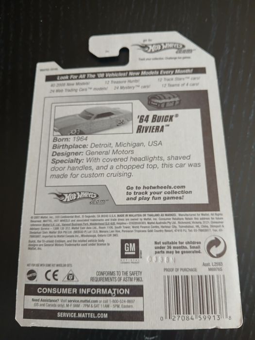 Hot Wheels STH '64 Buick Riviera z 2008 roku