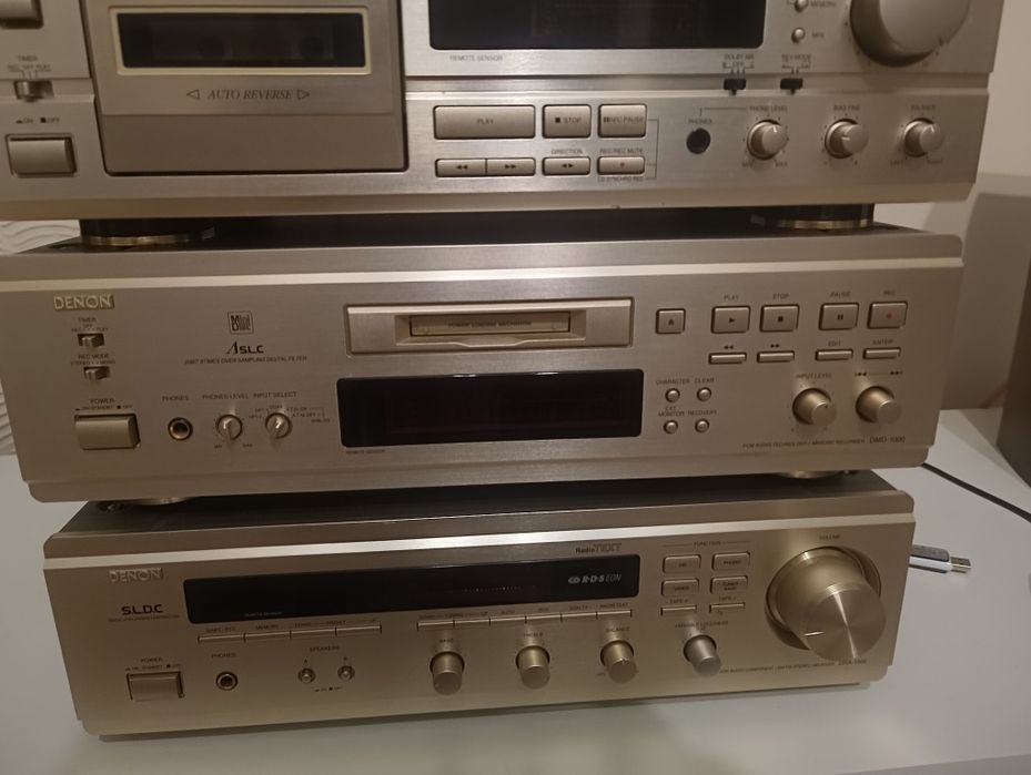 Denon amplituner deck minidisc