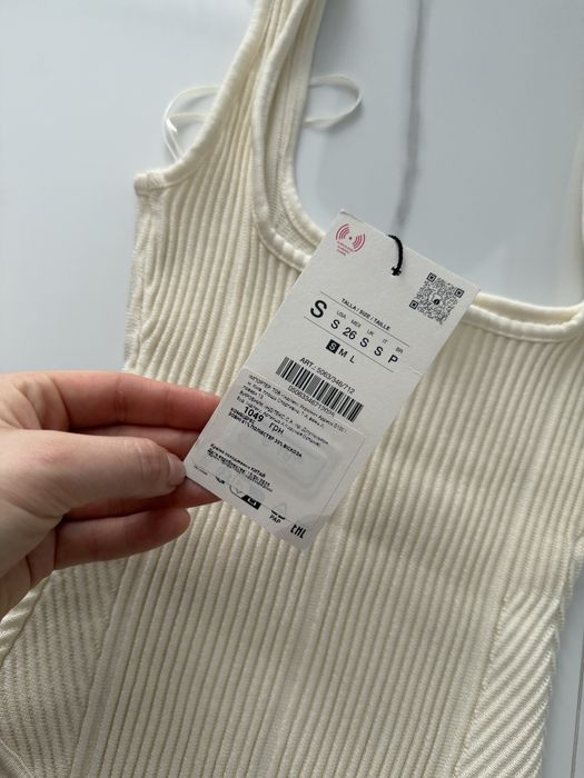 Новий боді zara s розмір
