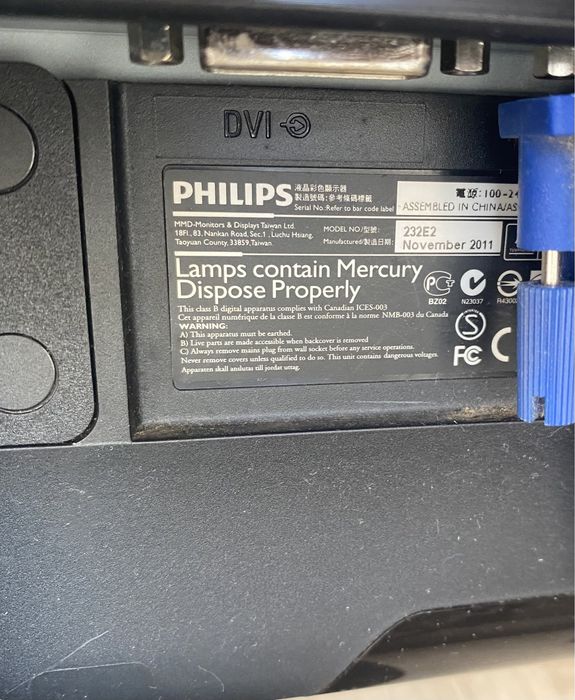 Монітор Philips, 232E2, 2011