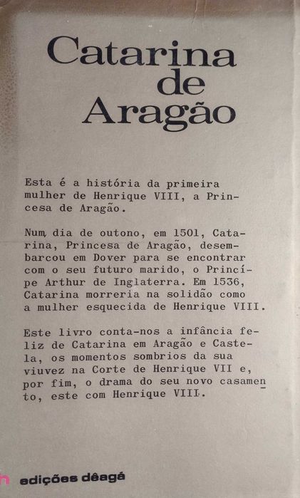 Livro - Catarina de Aragão