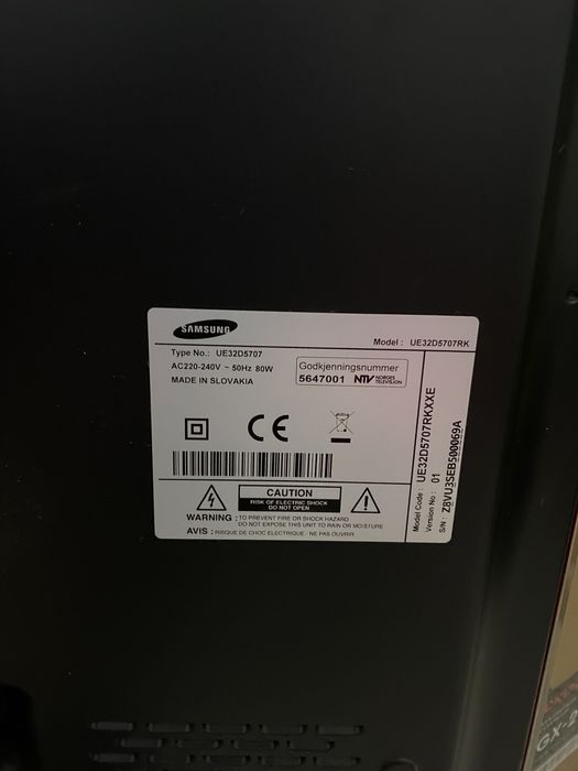 Телевізор Samsung UE32D5707RK