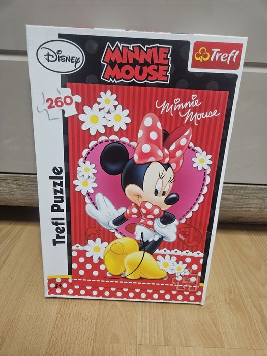 Puzzle Minnie Mause i Księżniczki brylantowe