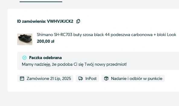Buty szosowe SHIMANO BOA SH-RC703 BOA 44 (43) uzywane