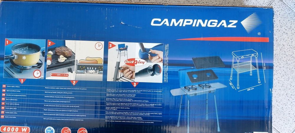 Fogão camping gás