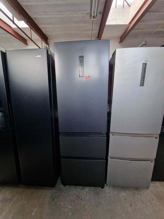 Lodówka HAIER HTW5618ENPT 3D No Frost 185cm Czarna