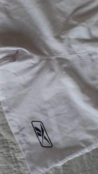 Spodenki Reebok białe sportowe krótkie szorty r.86