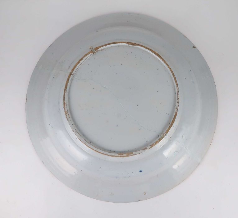 Grande Prato Delft Séc. XVIII - 34.5 cm