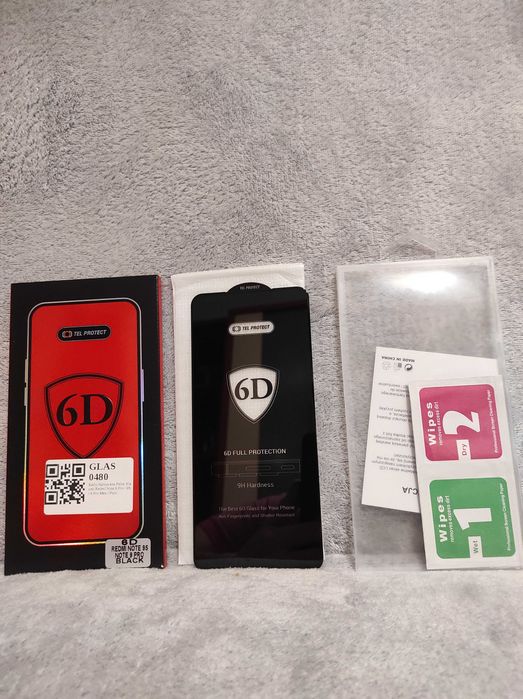 Szkło hartowane do Xiaomi Redmi Note 9/9S Pro. NOWE.