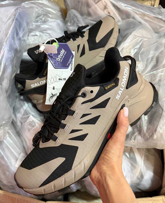 Кросівки Salomon Supercross 4 Gore-Tex Beige Black (41-45)