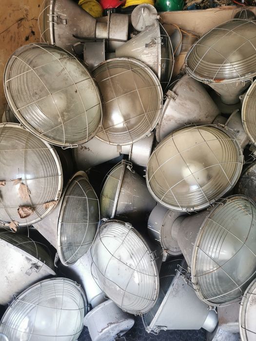 Lampa ORP MESKO LOFT PRL przemysłowa wisząca lampy