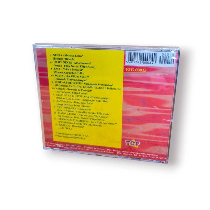 CD Top Portugal – Romarias Portuguesas (Vários Artistas, 1996)–Lacrado