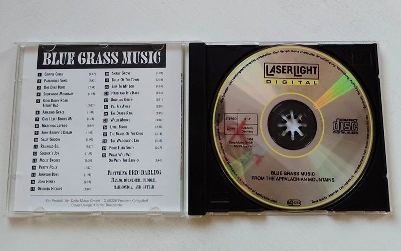 Płyta CD Blue Grass Music from the Appalachian Mountains