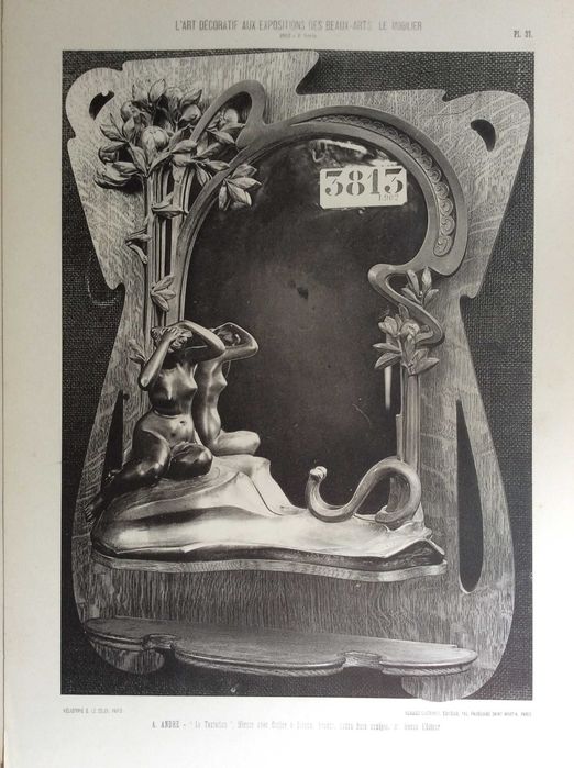 Tema: Mobiliário.  Estampas fotográficas.  Ano 1902.  Public. n.º 1